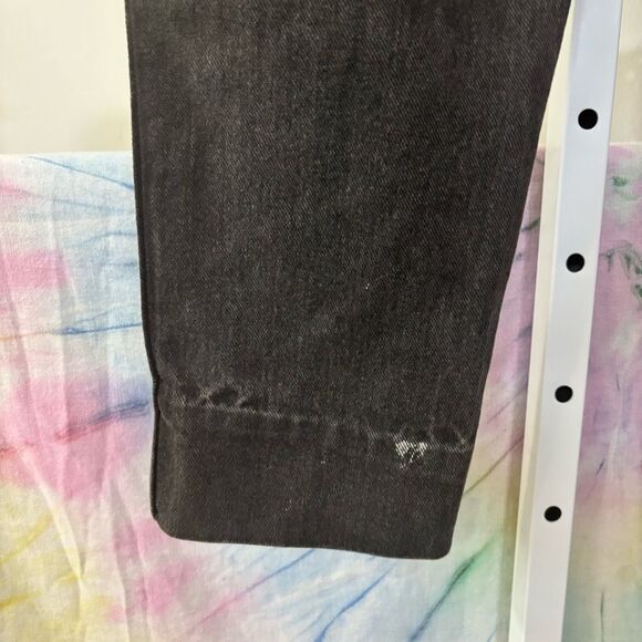 Vintage Land’s End size 10 high waisted black denim jeans - Picture 6 of 9